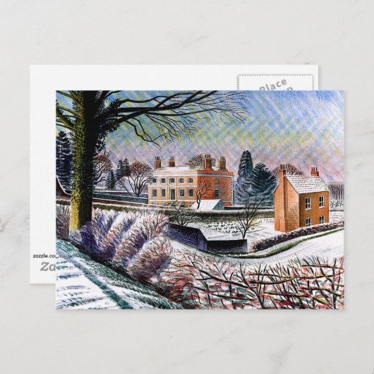 Ravilious - Sieg im Winter Postkarte (Vorne/Hinten)