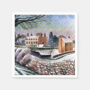 Ravilious - Sieg im Winter Serviette
