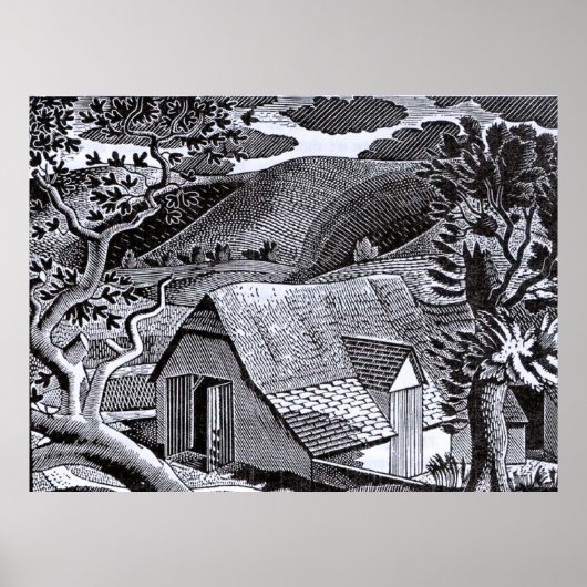 Ravilious - Sussex Landscape Poster (Vorne)