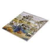 Ravilious - Themse am Hemmersmith Fliese (Seite)