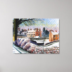 Ravilious - Vicarage im Winter, Leinwanddruck