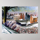 Ravilious - Vicarage im Winter, Poster (Vorne)