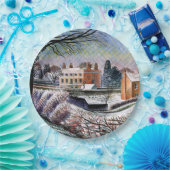 Ravilious - Vicarage in Winter,  Pappteller (Party)