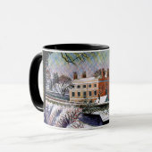 Ravilious - Winterfeiern, Tasse der schönen Kunst (Vorderseite Links)