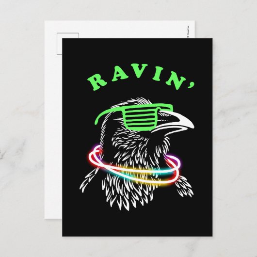 Ravin' Postkarte (Vorne/Hinten)