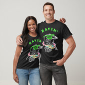 Ravin Raven Rave Party Neon Bird Funny grillmaster T-Shirt (Unisex)
