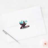Ravin' Raven Square Sticker (Umschlag)