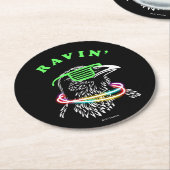 Ravin' Runder Pappuntersetzer (Angewinkelt)