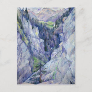 Ravine at Pians, 1921 Postkarte