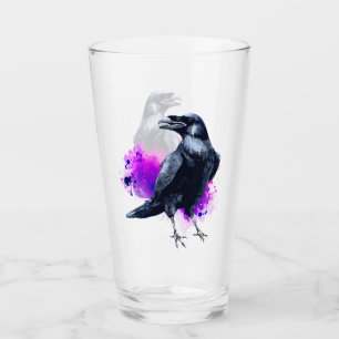 Ravine mit Lila Hintergrund für Wasserfarbenputz Glas