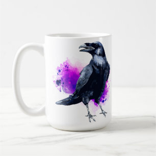 Ravine mit Lila Hintergrund für Wasserfarbenputz Kaffeetasse