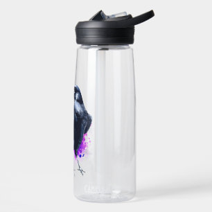 Ravine mit Lila Hintergrund für Wasserfarbenputz Trinkflasche