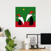 Raving Ravens - Xmas Groove Poster (Heimbüro)