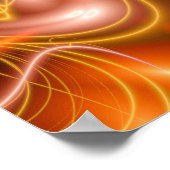 Raving Sun Poster (Ecke)