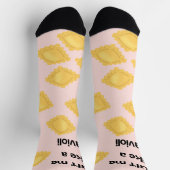 Ravioli Crew Socks Funny Pasta Quote Socken (Oben)