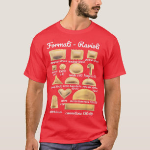 Ravioli-Formate, italienische Ernährungsanleitung T-Shirt