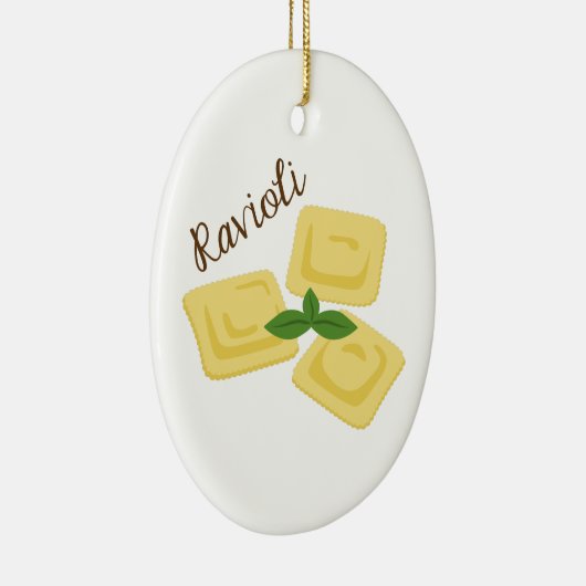 Ravioli Keramik Ornament (Rechts)