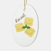 Ravioli Keramik Ornament (Links)