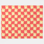 Ravioli Köstliche Pasta Fleecedecke (Vorderseite (Horizontal))