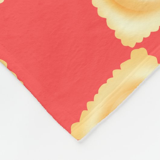 Ravioli Köstliche Pasta Fleecedecke (Ecke)