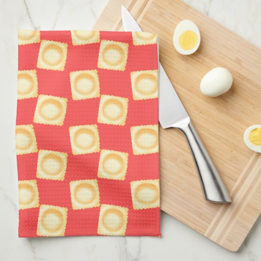 Ravioli Köstliche Pasta Geschirrtuch (Viertel Falte)