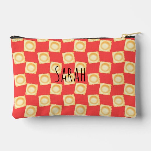 Ravioli Köstliche Pasta Zubehörtasche (Rückseite)