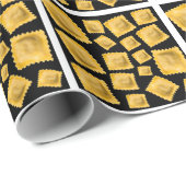Ravioli Pasta Muster Geschenkpapier (Rolleneckpunkt)