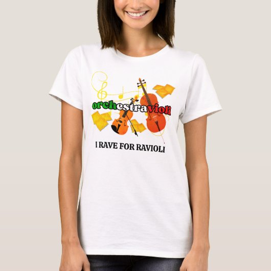 Ravioli Pasta ORCHESTRAVIOLI - Museo Cantonale d'A T-Shirt (Vorderseite)