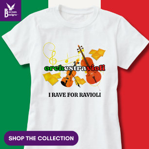 Ravioli Pasta ORCHESTRAVIOLI - Museo Cantonale d'A T-Shirt