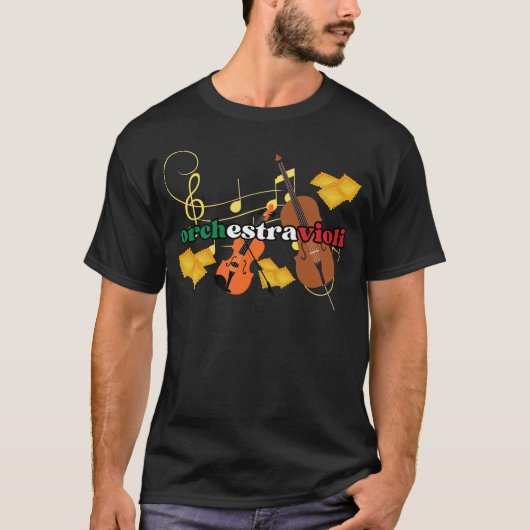 Ravioli Pasta ORCHESTRAVIOLI - Museo Cantonale d'A T-Shirt (Vorderseite)