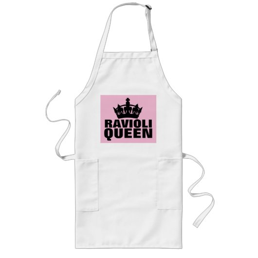 RAVIOLI QUEEN KITCHEN APRON LANGE SCHÜRZE (Vorne)
