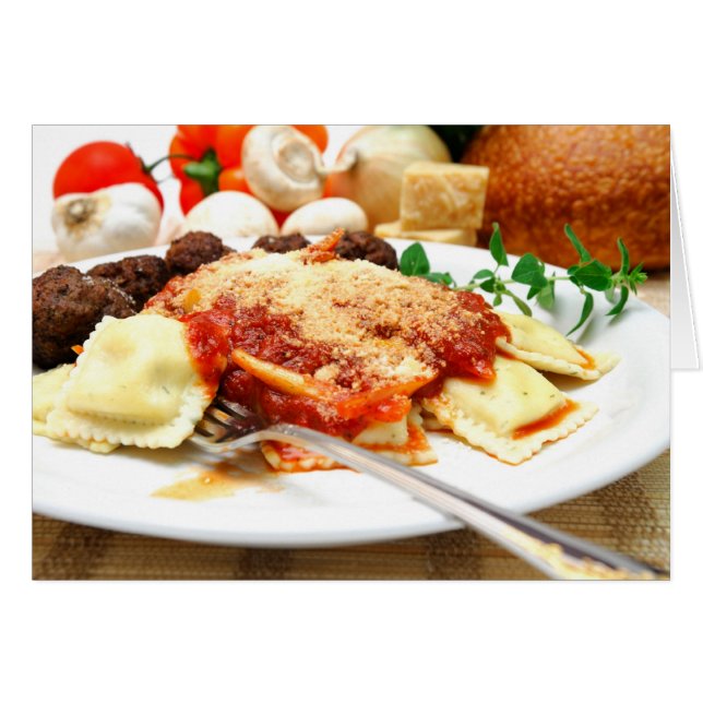 Ravioli und Meatballs (Vorderseite (Horizontal))