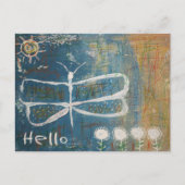 Raw Art Butterfly Postkarte (Vorderseite)