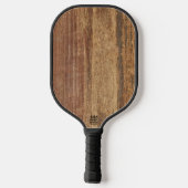 Raw Cedar Holz Pickleball Schläger (Rückseite)