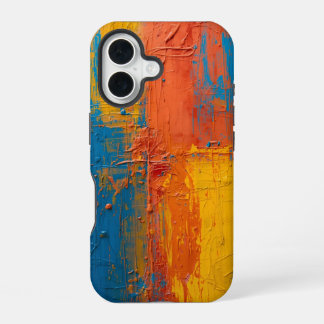 Raw Color Rhythm - Modern Art Phone Cover iPhone 16 Hülle