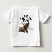 RAW DOG Baby long - Maßgeschneidert Baby T-shirt (Rückseite)