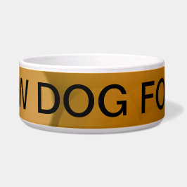"RAW" Dog Food Bowl - Bold & Natural Design Napf