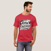 Raw Energy Handgeschriebenes Logo T-Shirt (Vorne ganz)