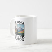 RAW Heute, Verfeinert Morgen Kaffeetasse (Vorderseite Links)