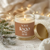 Raw Sienna Rechteckiger Aufkleber