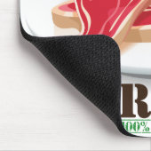 Raw Steak Bio Planet Mousepad (Ecke)