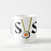 Raw Sushi Bio Planet Tasse (Vorderseite Links)