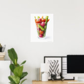 Raw vegetable shake poster (Heimbüro)