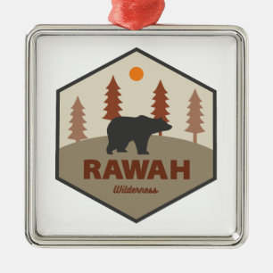 Rawah-Wilderness Colorado Bär Ornament Aus Metall