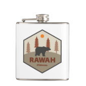 Rawah Wilderness Colorado Bear Flachmann (Vorderseite)