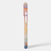 Rawboat im Stil der Küste bei Sonnenuntergang Case-Mate iPhone Hülle (Rückseite / Links)