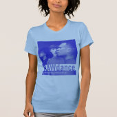 RAWdance Blurred Graphic T - Shirt in Blue (Vorderseite)