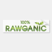 Rawganic rohe Nahrung 100% Autoaufkleber (Vorne)