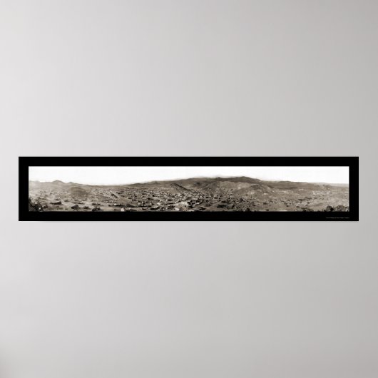 Rawhide NV Panoramic Foto 1909 Poster (Vorne)
