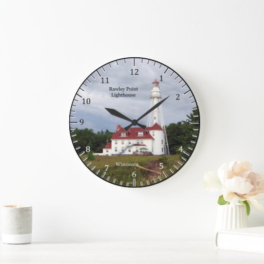 Rawley Point Lighthouse clock Große Wanduhr (Zuhause)